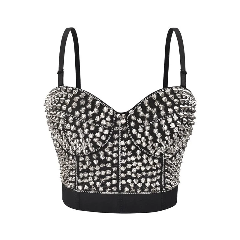 cheap women bustiers and corsets onlineWomen's Gothic Rivets Bustier