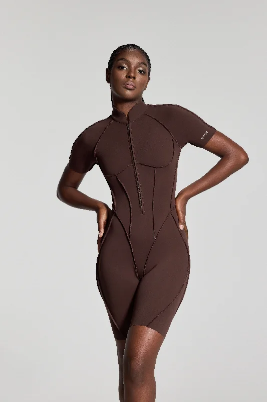 Neon Bodysuits to Stand Out at PartiesSleek Shorts Catsuit