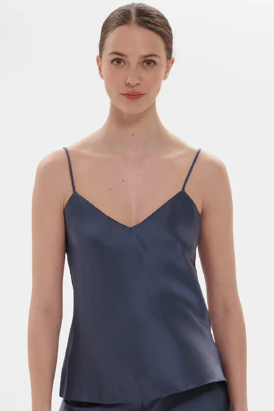 women camisoles & tanks for sleepwear comfortDream Silk Camisole Cinder Blue