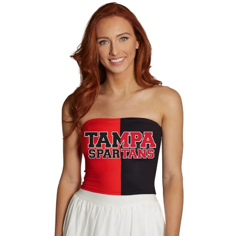 tie - back women tube top for a customizable and feminine touchTampa Spartans Two Tone Tube Top