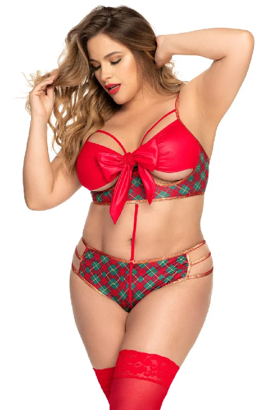 full cup padded bras for enhanced shapePlus Size Present Time Bra Set