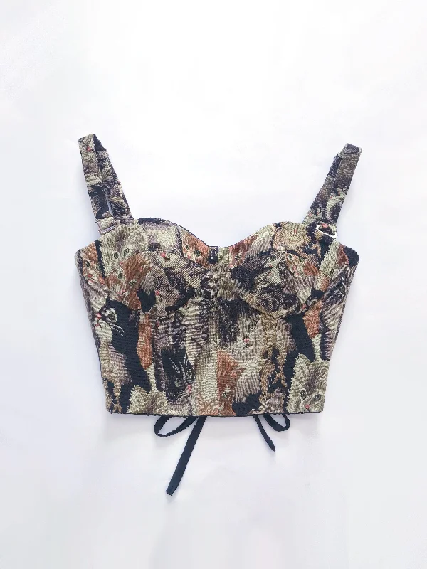 Gothic women bustiers and corsets aestheticKaren bustier