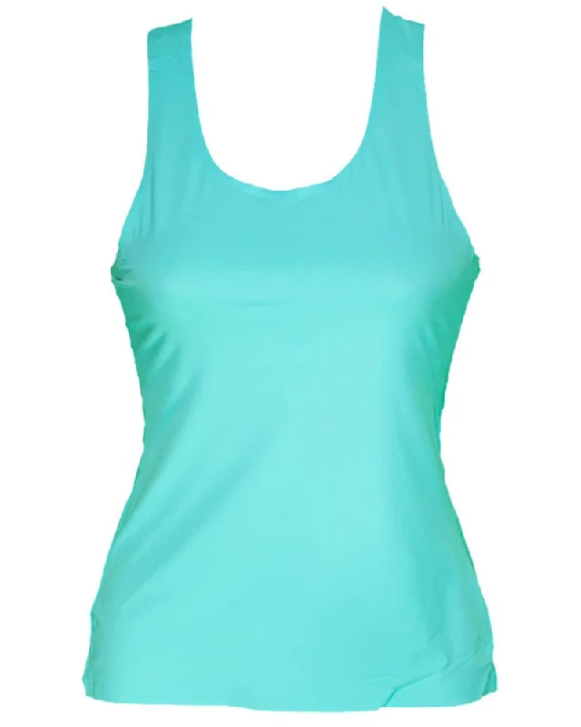 cotton blend women camisoles & tanks for everyday wearPlain Fancy Camisole For Women - Sky Blue Color - 184