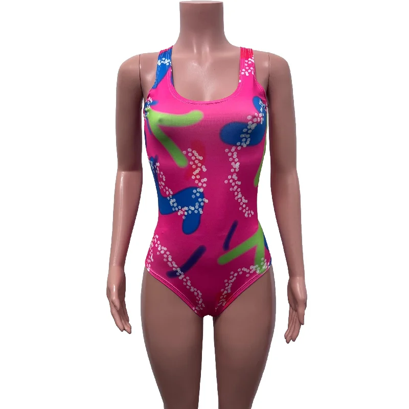Crop Bodysuits to Pair with High - Waisted BottomsNeon Malibu Bodysuit | Barbie Costume Cosplay Inspiration | Pink Leotard Crop Bodysuits to Pair with High - Waisted BottomsNeon Malibu Bodysuit | Barbie Costume Cosplay Inspiration | Pink Leotard