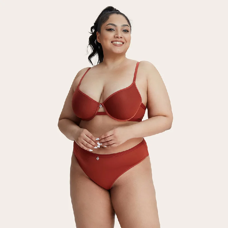bralette bras for a trendy and comfortable styleVANESSA Plus Mesh Molded Cup T-shirt Bra