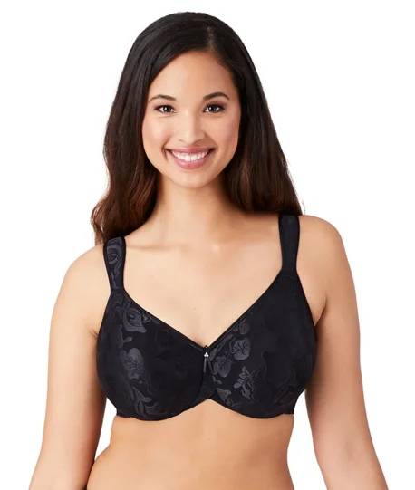 push up bras for enhanced cleavage85567 WACOAL AWARENESS T-SHIRT BRA BLACK
