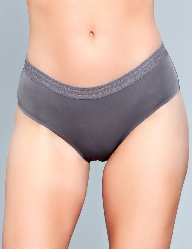 boyshort panties for women with full coverageBe Wicked 1848 Roxy Panty Grey