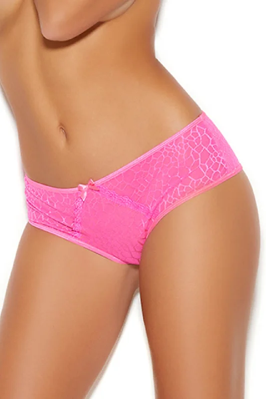 seamless anti - chafing panties for women for all - day comfortPink Wide Band Panty