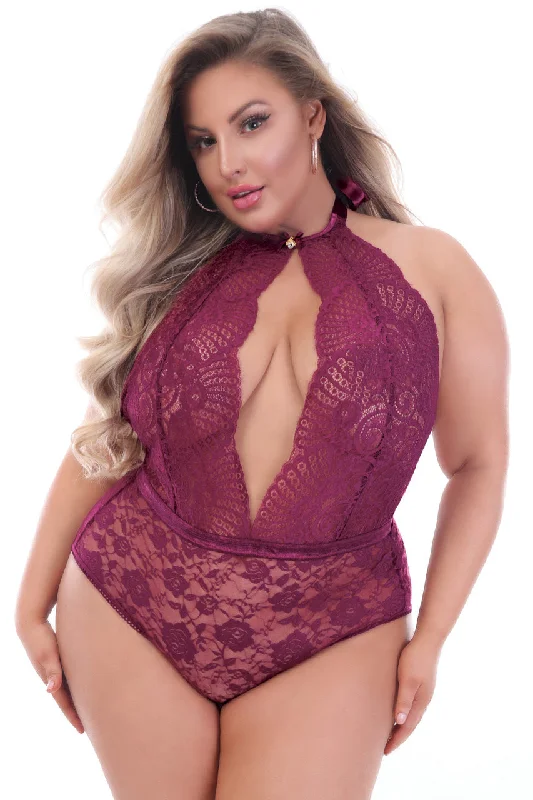 plunge bras for low cut topsPlus Size Sweet Surrender Bra Set