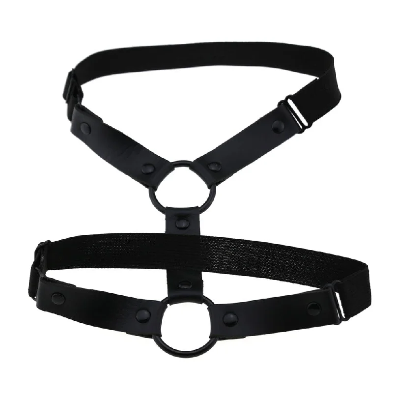 high - end women garters brandsWomen's Punk Elastic Bistratal Garter