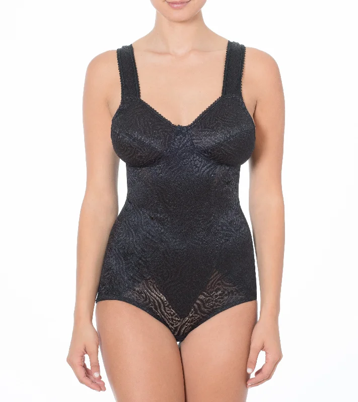 Long - Sleeve Bodysuits for Cold Weather LayeringStyle 8619 | Soft Cup Animal Lace Control Bodybriefer Long - Sleeve Bodysuits for Cold Weather LayeringStyle 8619 | Soft Cup Animal Lace Control Bodybriefer