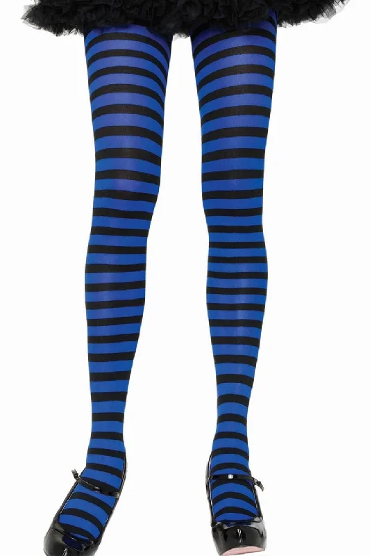 seamless bikini panties for women for a sleek silhouetteBlack & Royal Blue Striped Pantyhose seamless bikini panties for women for a sleek silhouetteBlack & Royal Blue Striped Pantyhose