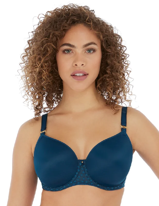 moisture wicking sleep bras for hot sleepersFreya Starlight AA5200 Poseidon Underwire T-Shirt Bra