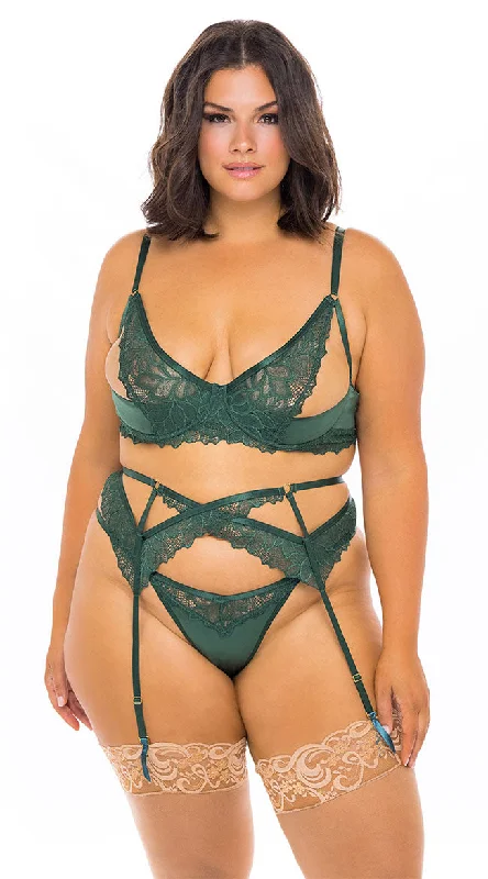 plus size bralette bras for comfortPlus Size Not My Type Bra Set