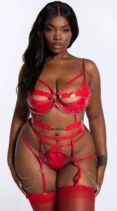 nursing bras for new mothersPlayboy Plus Size Chain Of Command Bra Set