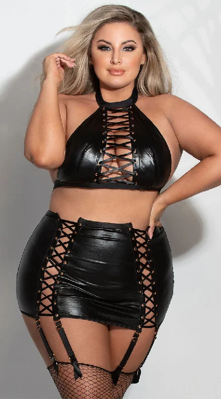 bralette bras for a trendy and comfortable stylePlus Size Lace The Facts Bra Set