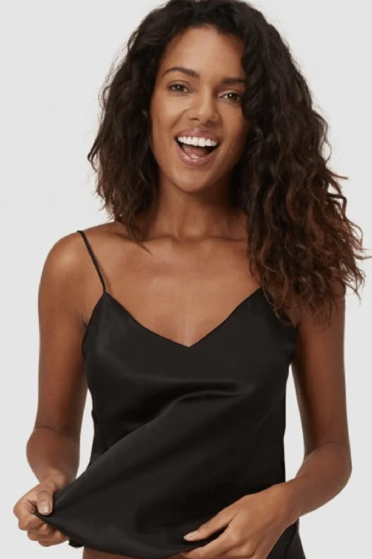 beaded women camisoles & tanks for a glamorous lookDream Silk Camisole Black