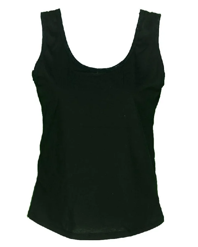 plus size maternity women camisoles & tanksPlain Cotton Camisole For Women - Color Black - MA-4