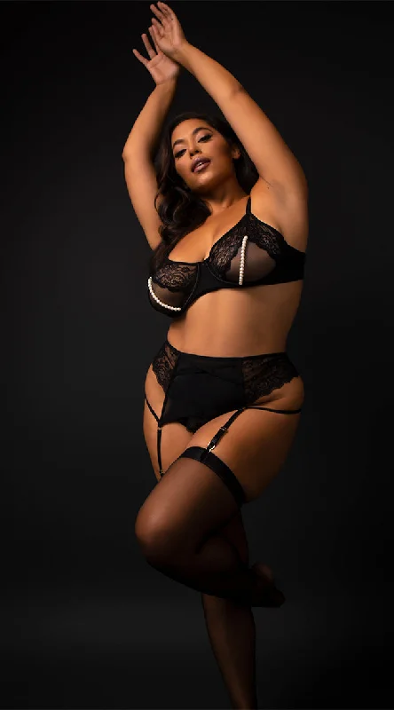 full cup bras for complete coveragePlus Size What A Pearl Wants Bra Set