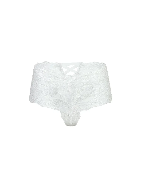 printed geometric women boyshortBridal Good Night Kiss Crotchless Boyshort