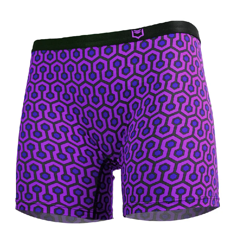 padded women boyshort for extra supportSHEATH Women's Bamboo Hexagon Long Leg Boxer Brief