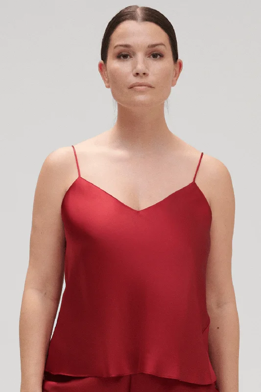 women camisoles & tanks for pairing with jeansDream Silk Camisole Red