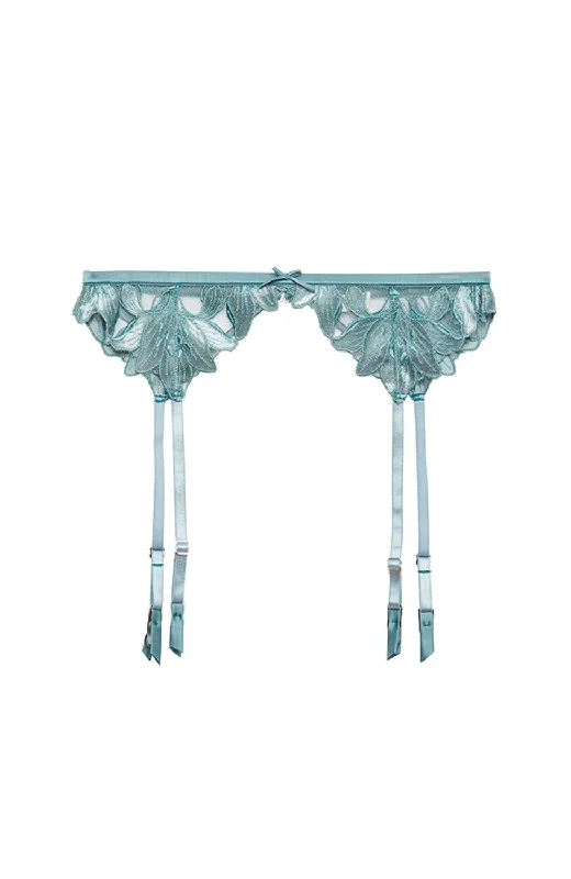 adjustable women garters sizeVelvet Lily Embroidery Suspender