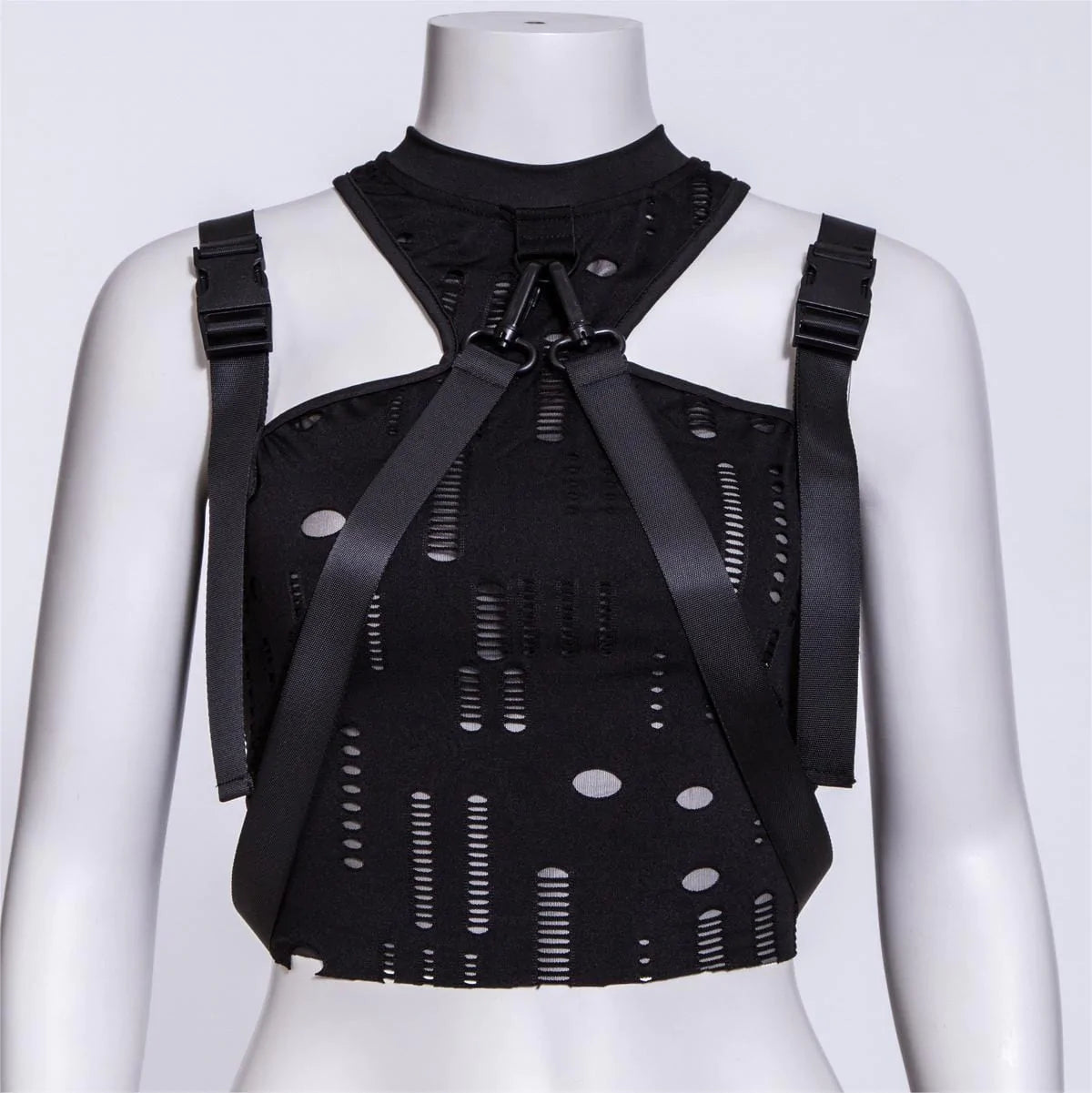 historical reenactment women bustiers and corsetsWomen's Grunge Ripped Straps Splice Bustier