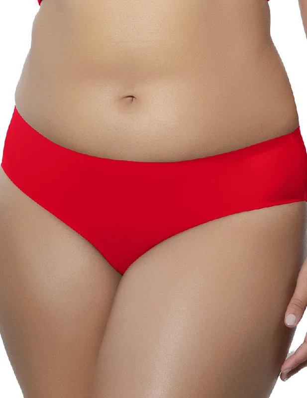 bamboo panties for women with natural softnessParfait PP505 Racing Red  Bonded Smooth Hipster Panty