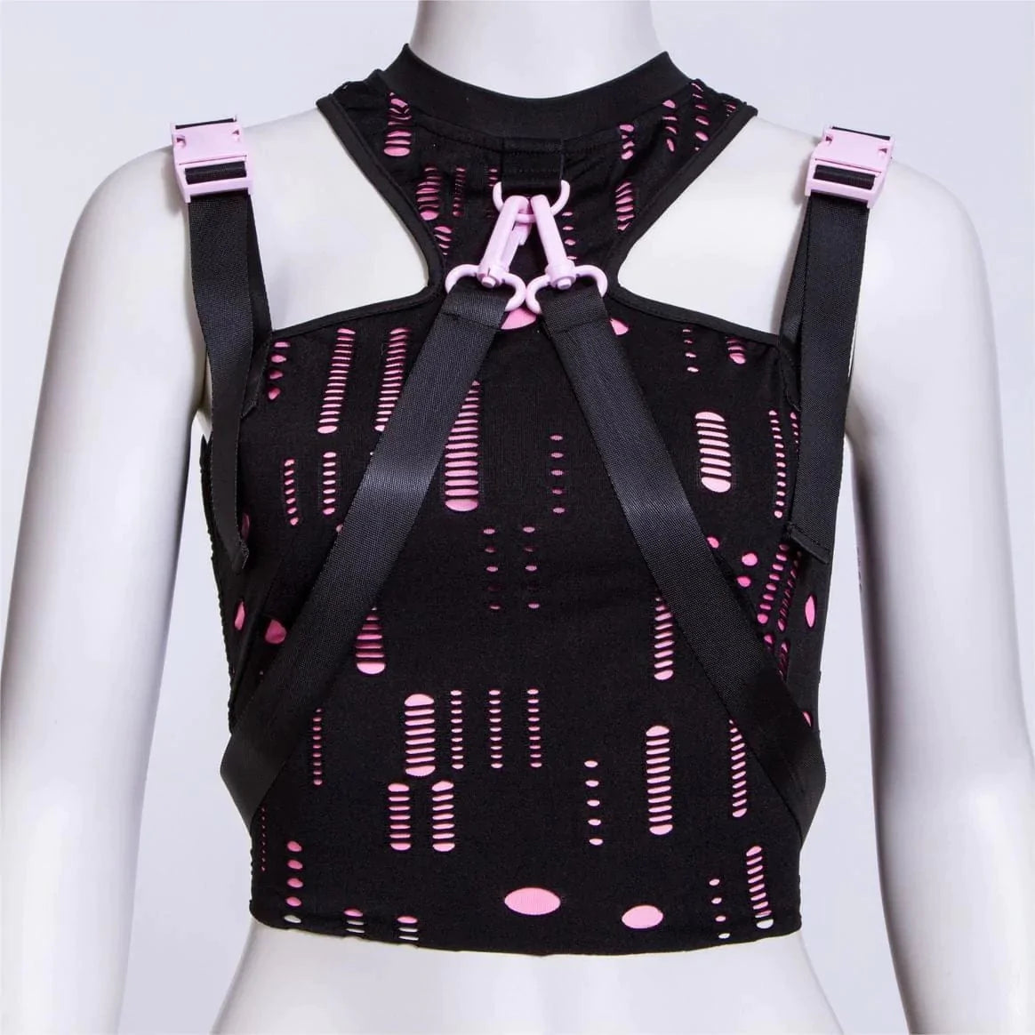 prom women bustiers and corsets dressesWomen's Grunge Ripped Straps Splice Bustier