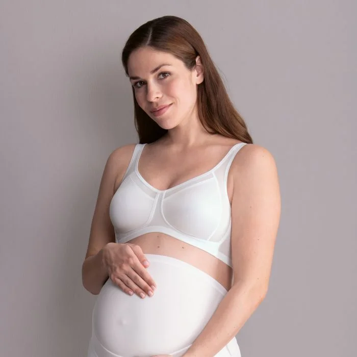 bralette bras for a trendy and comfortable styleAnita Basic Maternity Bra, White