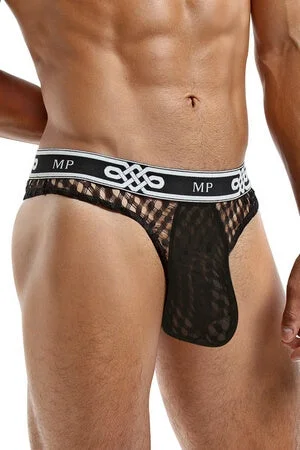 moisture - wicking women thongs for gym workoutsBlack Peep Show Lo Rise Thong