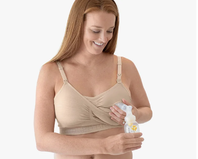 balconette push up bras for a lifted lookSublime HandsFree Busty Pumping & Nursing Bra Beige