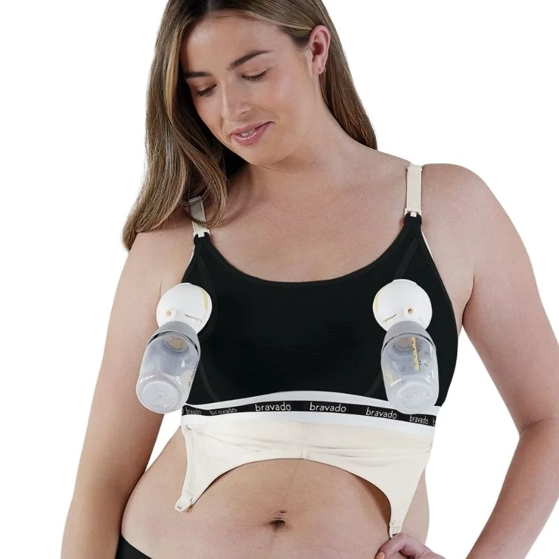moisture wicking sports bras for sweaty workoutsClip And Pump Hands - Free Nursing Bra