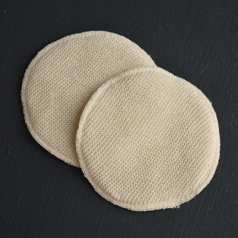 strapless bras for backless dressesBreast Pads in 3 layers of Silk/Wool/Silk