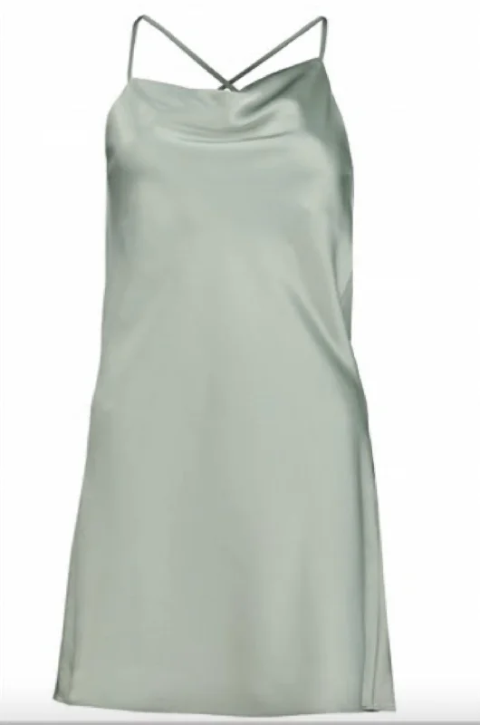 women sexy dresses for belly dance performancesCapri Slip Dress In Sea Glass
