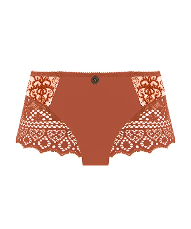 seamless wireless women briefs for a carefree fitCassiopee Tangerine Full Brief