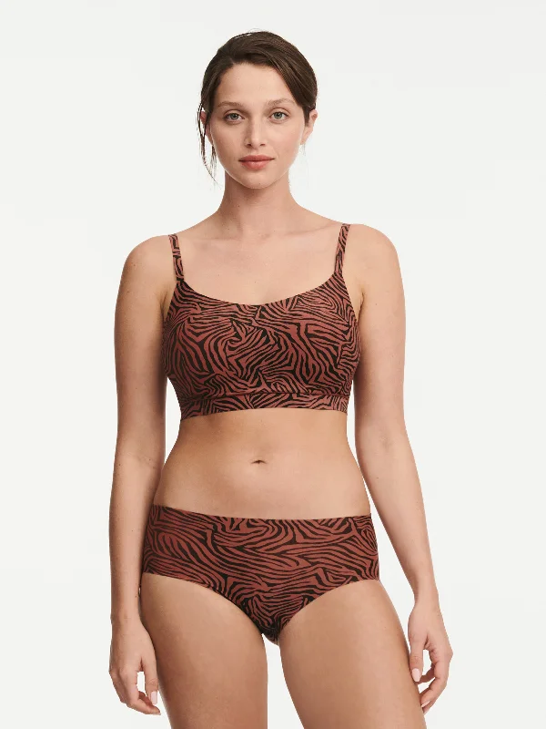 sexy lingerie for women with large busts for supportChantelle - Softstretch Padded Bralette | Safari Chic