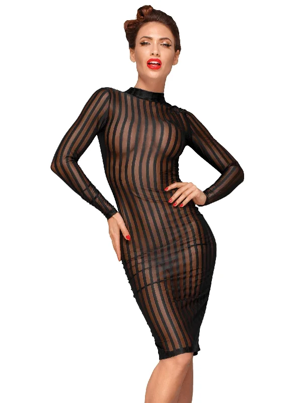 women sexy dresses for beach partiesClassic dress made of elastic tulle