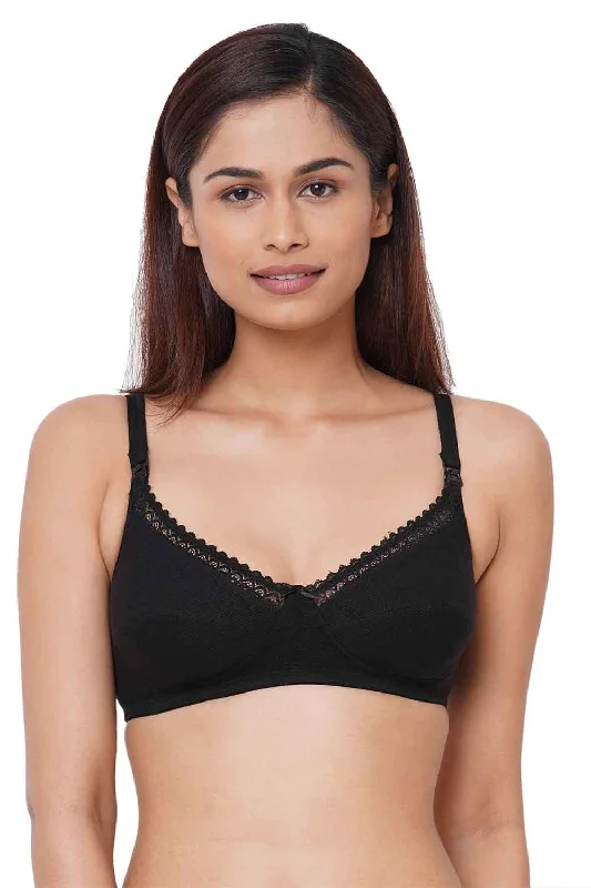 moisture wicking convertible brasOrganic Cotton Antimicrobial Soft Nursing Bra-IMB002B-