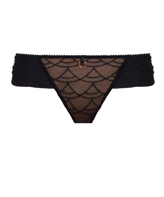 seamless high - cut women thongs for a seamless silhouetteDiane Black Thong