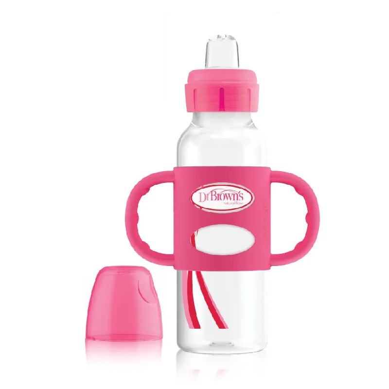 sleep bras for all night comfortDr. Brown’s® Milestones™ Narrow Sippy Bottle w Handles (Assorted Designs)