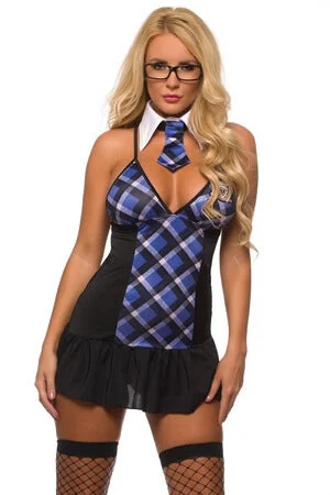 women cosplay costumes with built - in lightsExtra Credit School Girl Costume