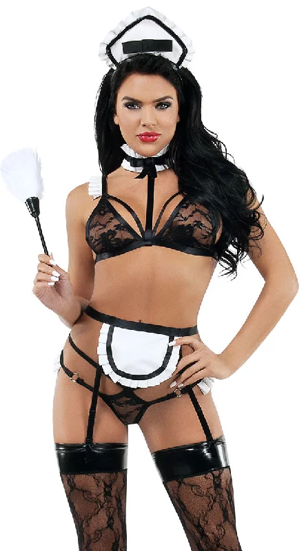 women cosplay costumes inspired by moviesFeisty Fetish Maid Lingerie Costume