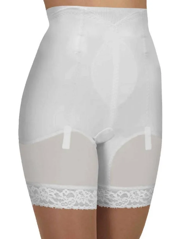 plus size panties for women with perfect fitFirm Control Cuff Top Panty Shapewear In White