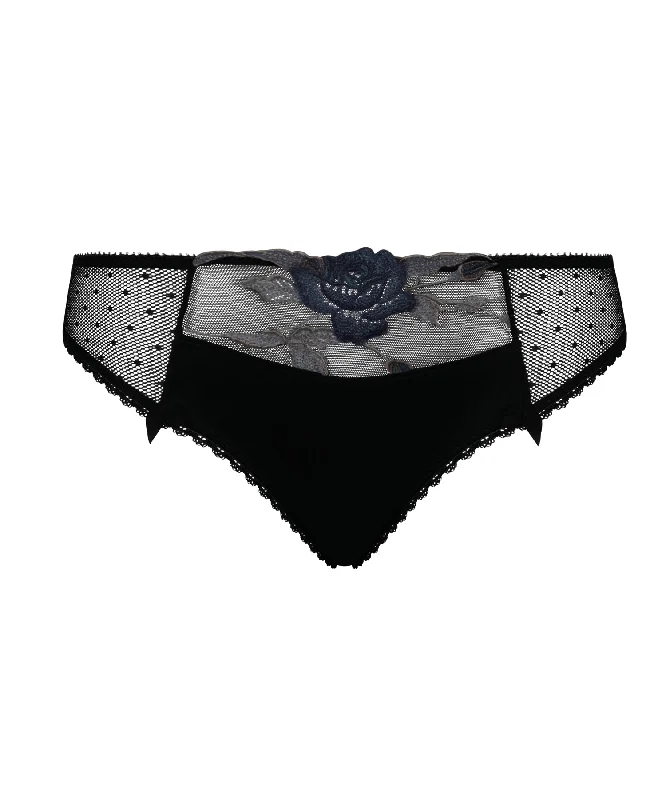 seamless convertible women briefs for versatile stylingGarance Black Brief