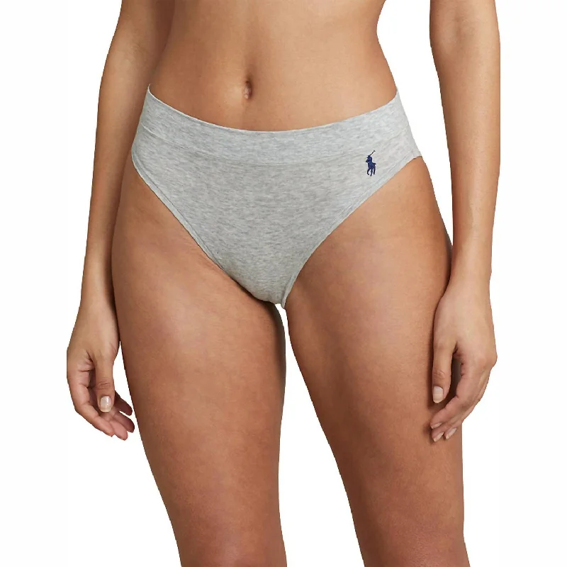 plus size panties for women with perfect fitHigh Cut Briefs Panty In Heather Grey