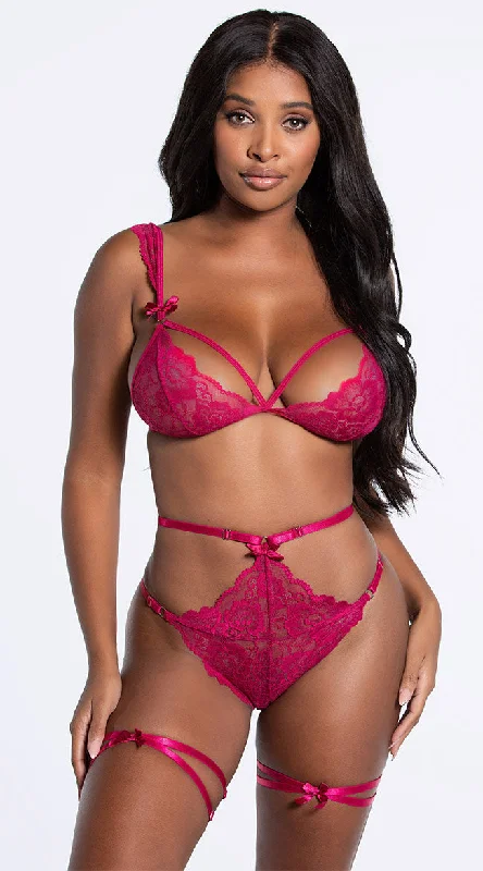 underwire bras with maximum supportHigh Life Lace Bra Set