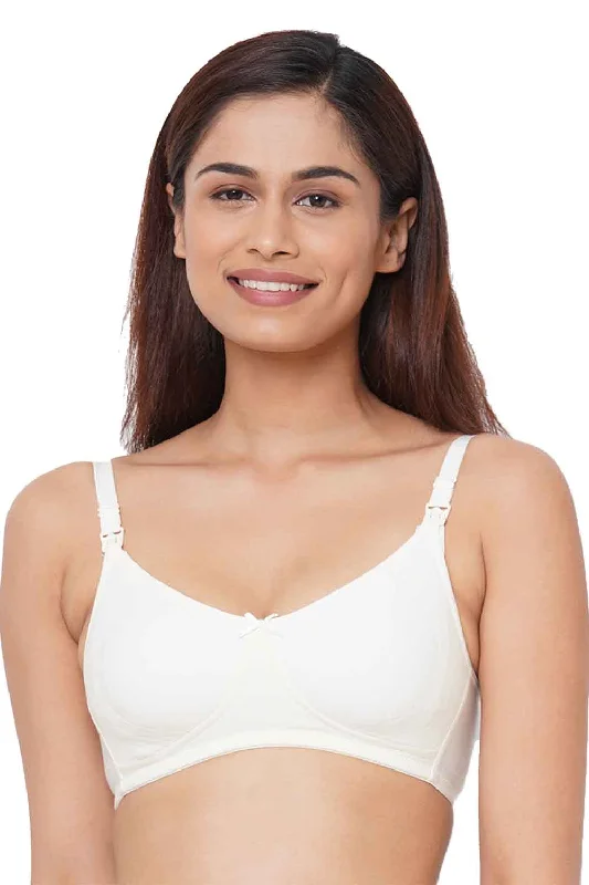 sexy lace push up bras for special occasionsOrganic Cotton Antimicrobial Soft Feeding Bra-IMB005F