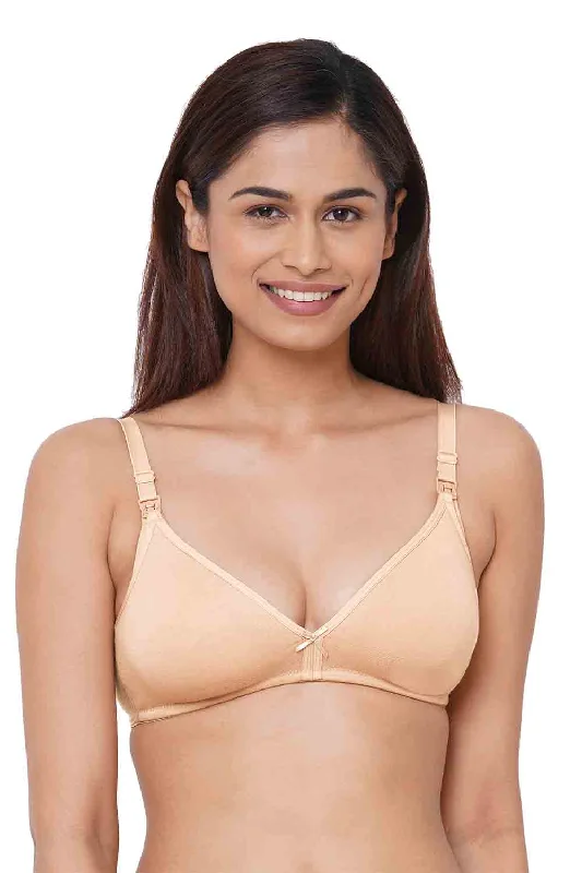 strapless lace bras for formal eventsOrganic Cotton Antimicrobial Maternity / Feeding Bra-IMB006E